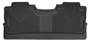 Ford F-150 Floor Mats - Rear - Husky Liners - X-act Contour - Black - `15-`23